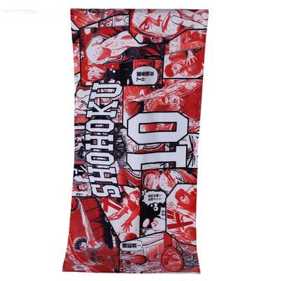 Printed Pattern Exercise Sports Microfiber Towel 300gsm For Fitness And Yoga