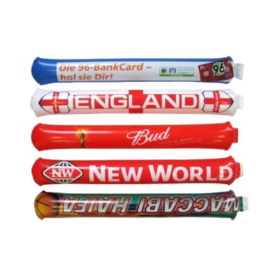 Sports Concert Cheering PE Thunder Stick Round Shape For Promotions