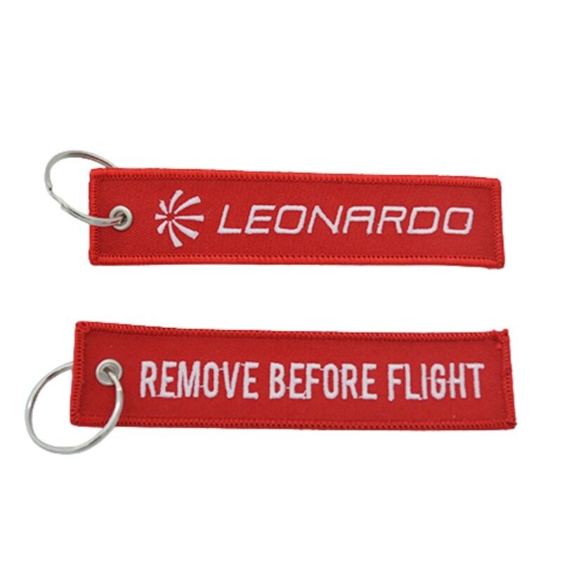Custom Made Durable Polyester Embroidery Keychain Eco Friendly Key Tag